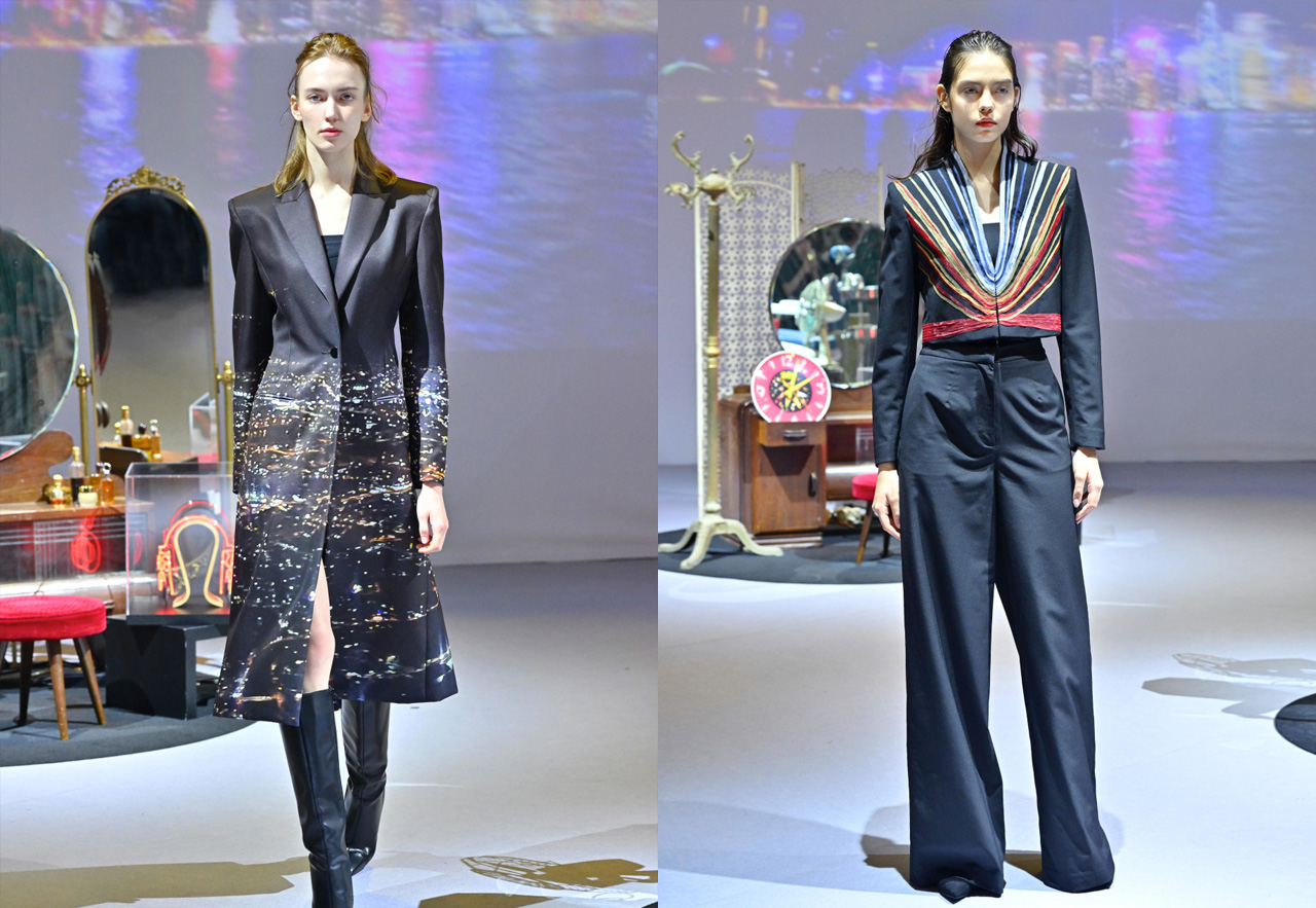 The mesmerising night view of Hong Kong inspires KEVIN HO’s Autumn/Winter 2023 collection