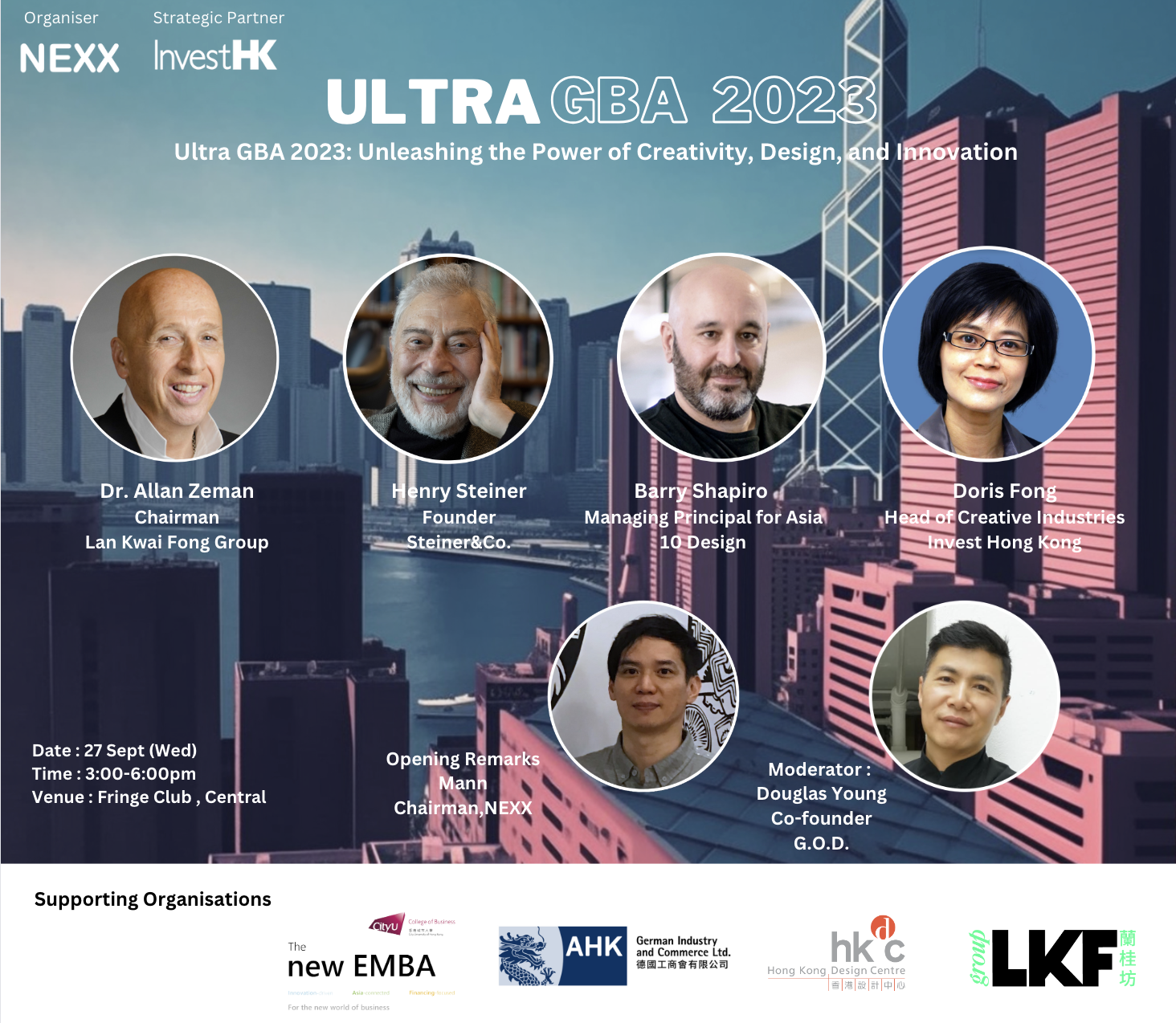 支持活動 - ULTRA GBA 2023: Unleashing the Power of Creativity, Design, and Innovation